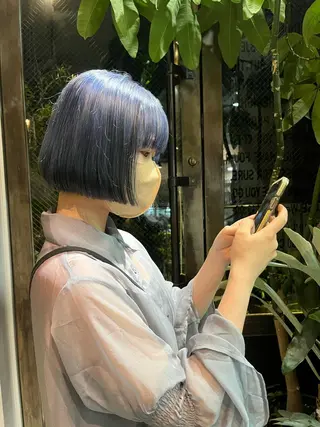 ショート ボブ/ベージュ/ パーマ🪿近森ゆいのヘアスタイル