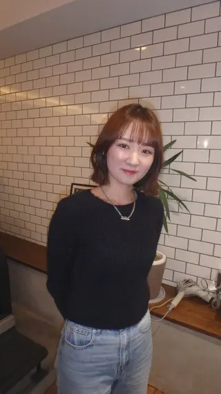 ミディアム 髪質改善/縮毛矯正 yutsuki ☻のヘアスタイル