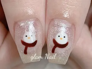 ネイル エツメ💅 長さだし🎀デザインのネイルデザイン