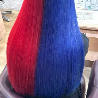 ロング カラー 湯浅 了一のヘアスタイル