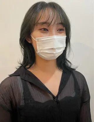 ミディアム カラー chiharu ボブ/レイヤーのヘアスタイル