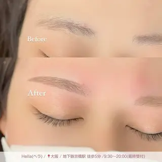アイブロウ H e l l a所属・まつげパーマ／眉毛 H e l l aの眉毛・アイブロウイメージ