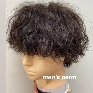 パーマ メンズ プルエクステ/インナ ーカラー🦊はるなのヘアスタイル