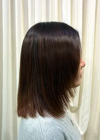 ミディアム カラー 🌟小出　倫花🌟 艶カラー／カットのヘアスタイル
