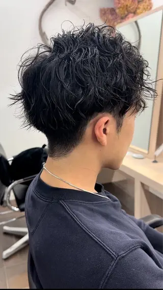ショート パーマ メンズ 奥東巧真 /パーマスタイル✨のヘアスタイル
