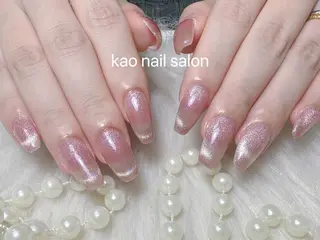 ネイル kao nail マグネット/長さだしのネイルデザイン