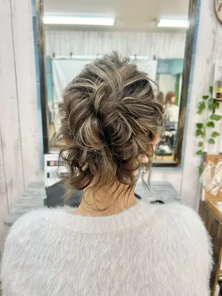 ミディアム ヘアアレンジ 加藤 圭悟のヘアスタイル