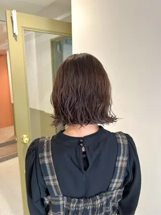 ミディアム カラー パーマ メンズカット /パーマ🍀田畑玖音のヘアスタイル