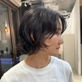 ショート パーマ mee.表参道所属・ボブ/ショート /パーマ/shinのヘアスタイル