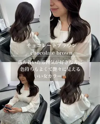 ロング カラー 榊原 朋香のヘアスタイル