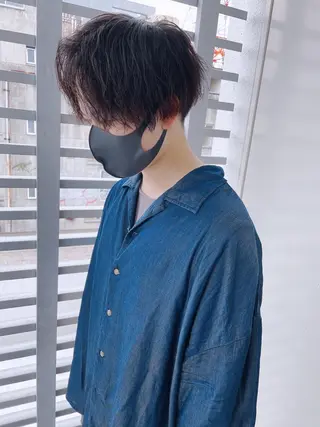 ショート パーマ ヘアアレンジ メンズ メンズZina代表 田端 麗治のヘアスタイル