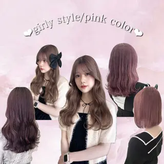 ロング カラー ParveMix 🪽鳥取彩花のヘアスタイル