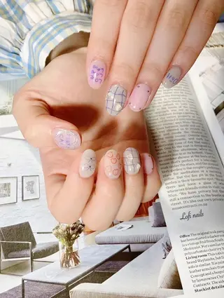 ショート ネイル Lofi nails ゆきこのネイルデザイン
