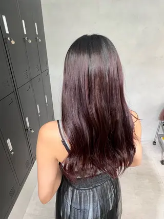 カラー 小森聖奈 韓国風レイヤーカットのヘアスタイル