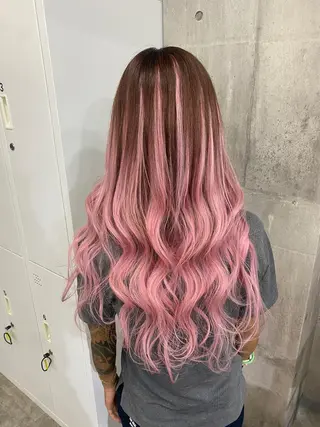 ロング カラー SHURI❤️‍🔥 中/韓mix ♡のヘアスタイル