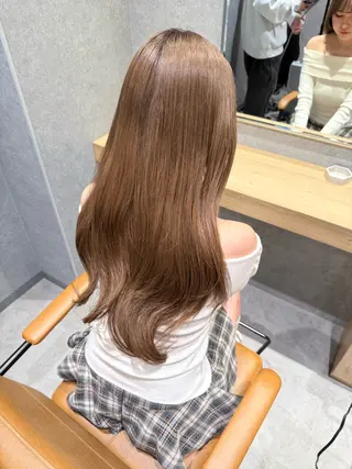 カラー 青木 あいかのヘアスタイル