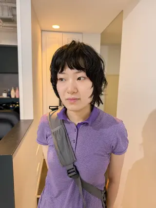 ショート パーマ パーマ＊ 顔まわり似合わせのヘアスタイル