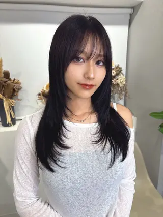 ロング akane/ 縮毛矯正/暖色のヘアスタイル