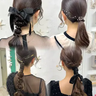 ヘアアレンジ ヘアセット/六本木 Tomomiのヘアスタイル