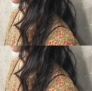 ロング カラー パーマ selma est所属・ショート/韓国ヘア Moto✂︎のヘアスタイル