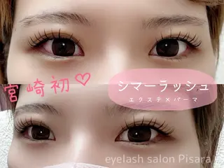 マツエク・マツパ プライベートサロン Pisaraのマツエク・マツパデザイン