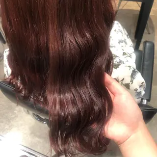 セミロング ヘアアレンジ 透明感カラー/レイヤ ー/小谷野真緒のヘアスタイル