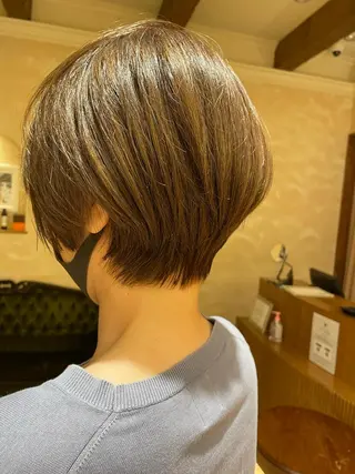 ショート ボブ ホノカのヘアスタイル