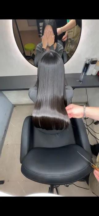 ロング カラー ヘアアレンジ 🫧新宿 髪質改善 /サスケ🫧のヘアスタイル