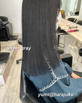 ロング カラー ヘアアレンジ 代表🎀 ふわモテ愛 され髪🩷yumiのヘアスタイル