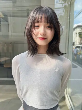 カラー 縮毛矯正/艶カラー Gaiのヘアスタイル