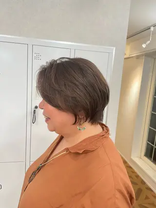 ショート カラー 植原 遥夏のヘアスタイル