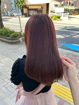 セミロング カラー FAVOR  警固店所属・FAVOR Emiのヘアスタイル