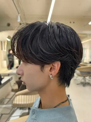 ショート パーマ メンズ nico TOKYO 横浜所属・横浜/レイヤー/ カネコのヘアスタイル