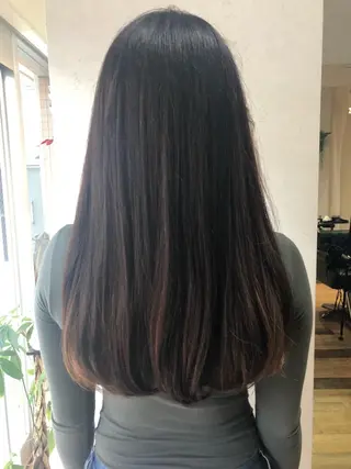 ロング 艶質改善/縮毛矯正 ササキナツミのヘアスタイル