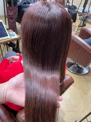 セミロング antica YOSHIのヘアスタイル