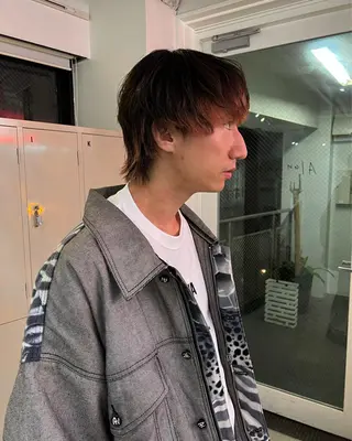メンズ 💥ウルフカット デザインあんな💥のヘアスタイル