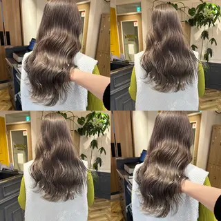 ロング カラー 艶カラー/韓国顔周り 🎀mamiのヘアスタイル