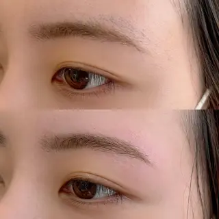 アイブロウ 🎀🩶韓国風束感 エク/マナミ🪽のマツエク・マツパデザイン