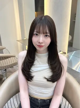 ロング 仙台/韓国風レイヤー 髪質改善/佐藤 史弥のヘアスタイル