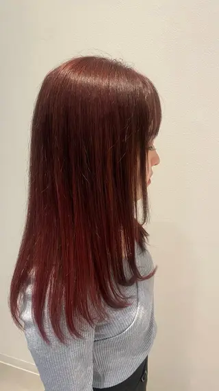 ロング カラー 中江 唱のヘアスタイル