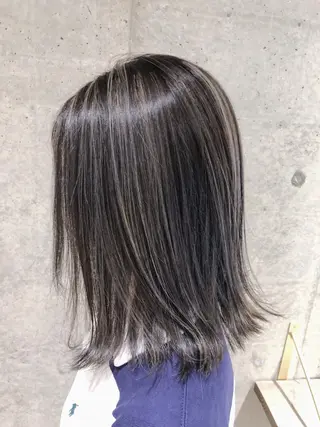 ミディアム カラー LA KING GINZA TOKYO所属・🧡ショートの達人 🧡SHOのヘアスタイル