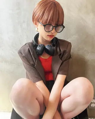 ショート カラー ショート/ボブ /パーマ🌿柏原良亮のヘアスタイル