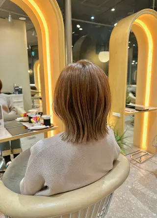 ミディアム カラー 【ショート/ウルフ/ レイヤーボブ】🐯馨のヘアスタイル