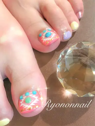 ネイル Ryononnail(リョノンネイル)所属・Ryononnail 上谷典子のネイルデザイン