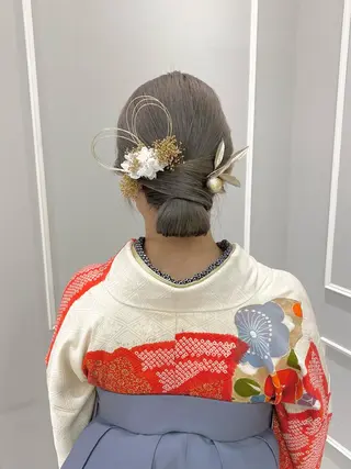 ヘアアレンジ 似合わせ艶髪カラー ❤️ハダユミのヘアスタイル