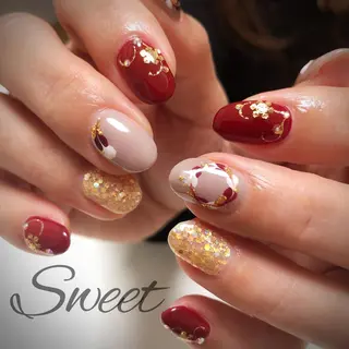 ネイル sweet 仲野陽子のネイルデザイン