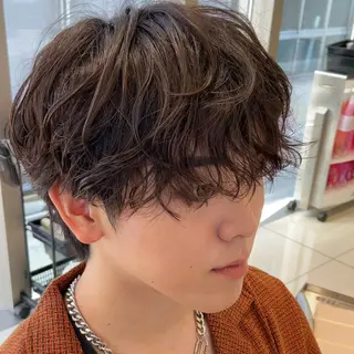 パーマ メンズ メンズ縮毛矯正 ♠️店長下平隼人のヘアスタイル