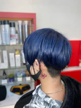 ショート ゆぴ☾‪/推しカラー /ハイトーンのヘアスタイル