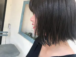 ミディアム カラー オリーブ透明感カラー 表参道/MIKUのヘアスタイル