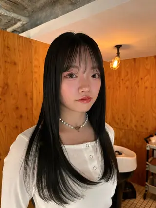 ロング 阪東 智春のヘアスタイル